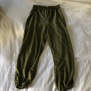 Brand New, Never Worn Olive Jogger Sweatpants